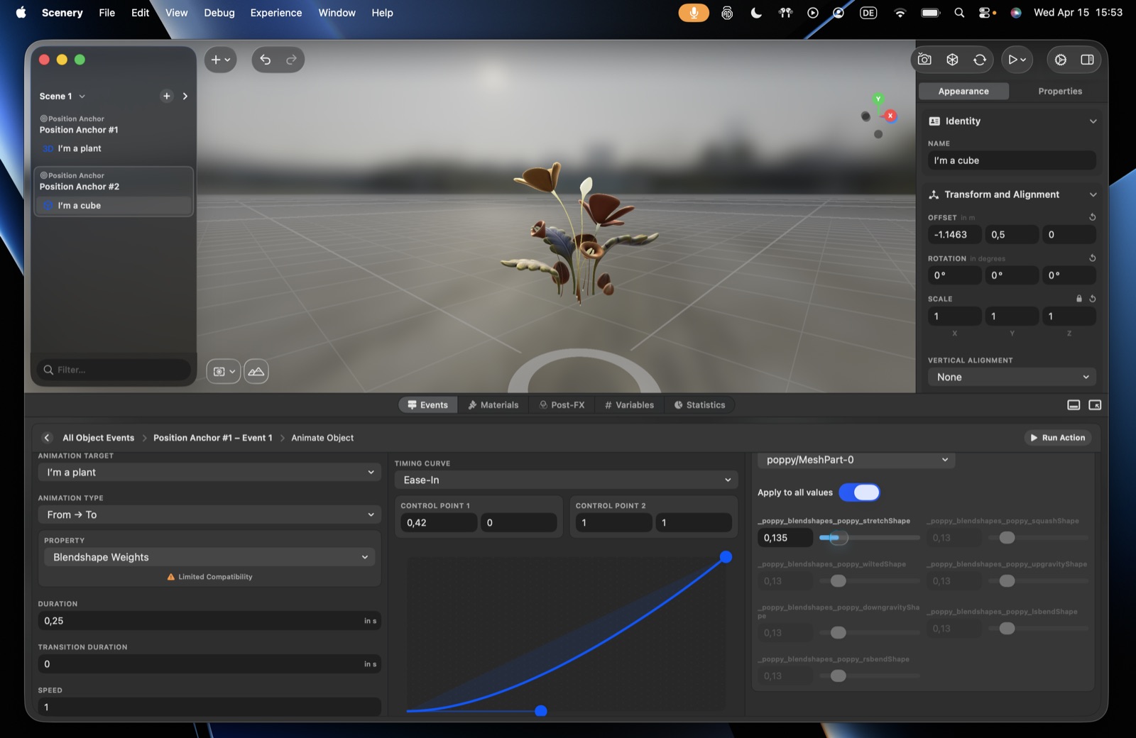 Update Blendshape Weights – per-target weight sliders with an apply-to-all toggle